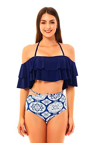 NUUR Bikini de Punto Trajes de baño para Mujer Push up Playa de Verano Bañador Mujer 2019 Bikini