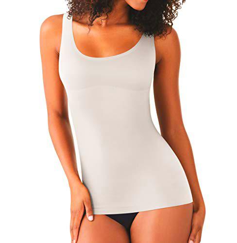 Maidenform - Camiseta para Mujer, Talla 40, Color Blanco